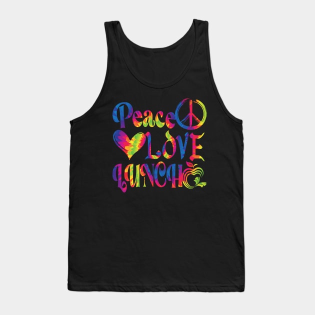 Lunch Lady Peace Love Tank Top by thuahoai